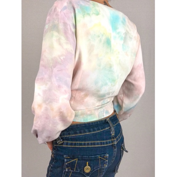 Vintage 💫 Hand-Dyed Blouse in Dreaming - Picture 3 of 15